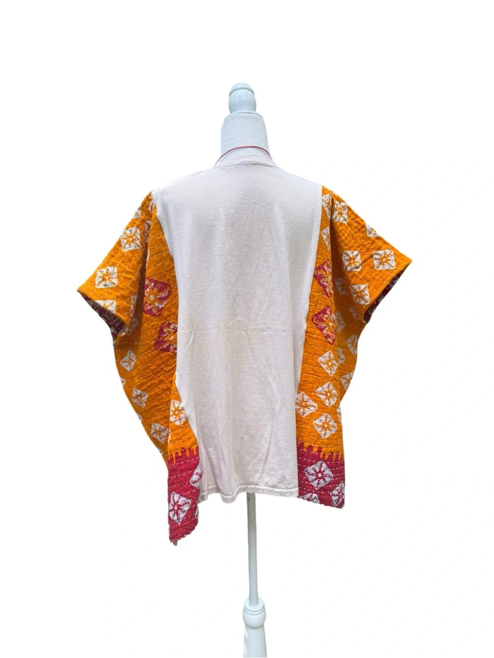 Handcrafted Upcycled FLEETWOOD MAC Kantha Tunic NWT One Size - Picture 11 of 12